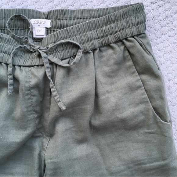 J. Crew - Cropped Drawstring Pants w/ Cuffs - Picture 3 of 6